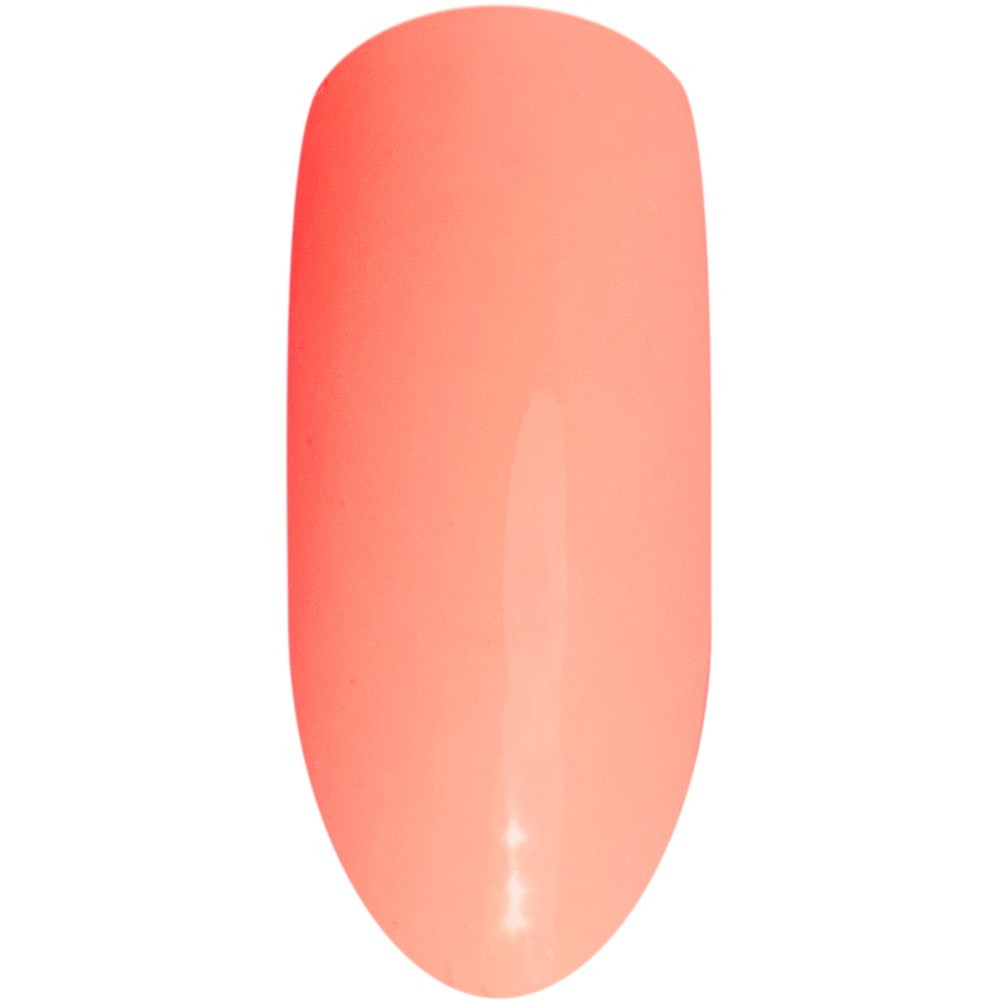 Bright Coral Peach Gel Polish - Mint Tint