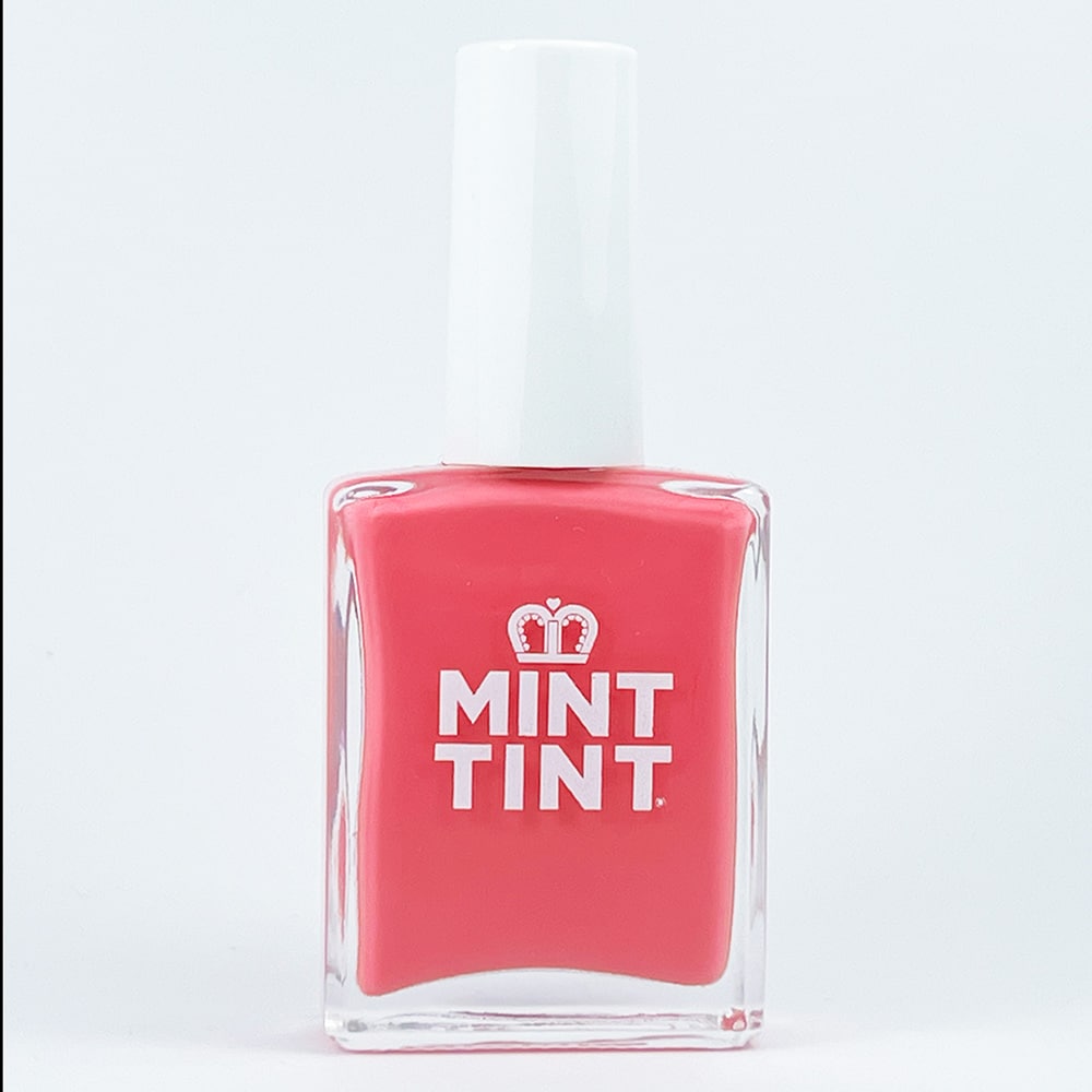 Peony Nail Polish 1 Peony pink plant-based, bio-source, bio-based nail polish - Mint Tint