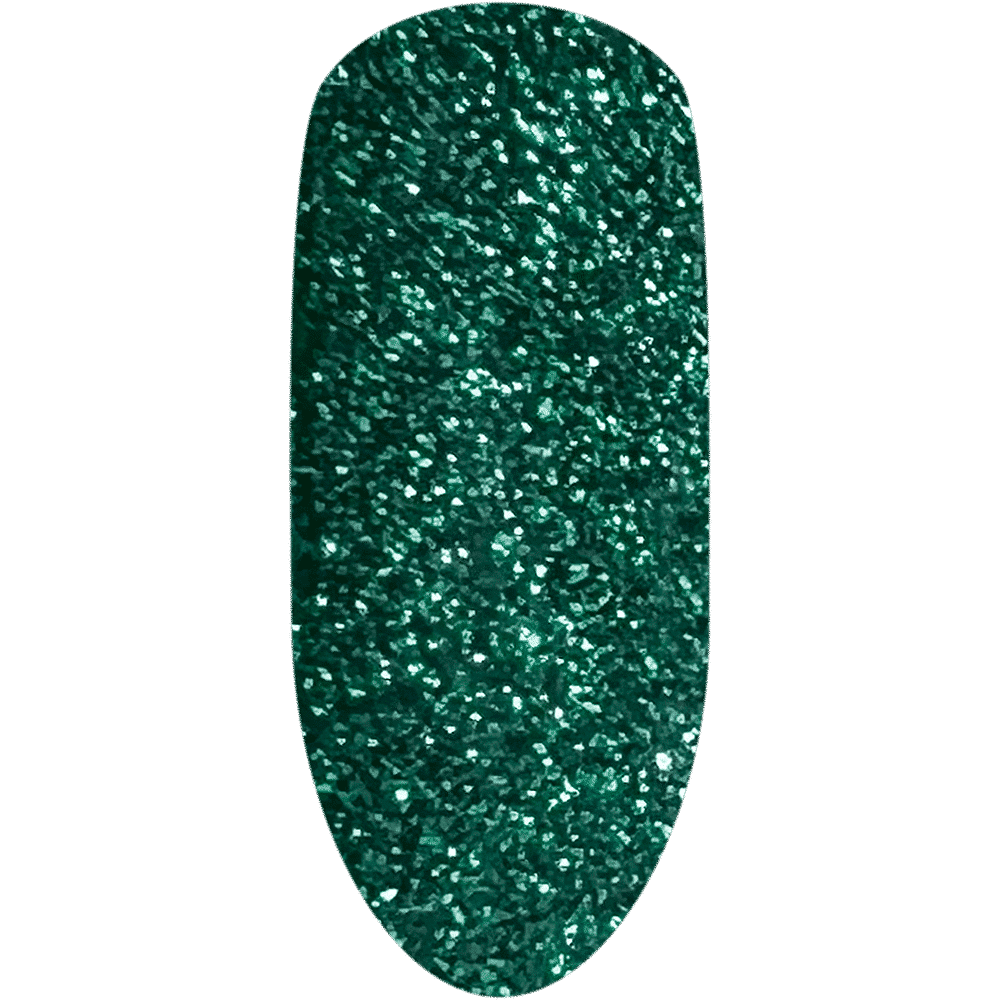 Festive Glitz Collection 5 Dasher green glitter hema free gel polish - Mint Tint