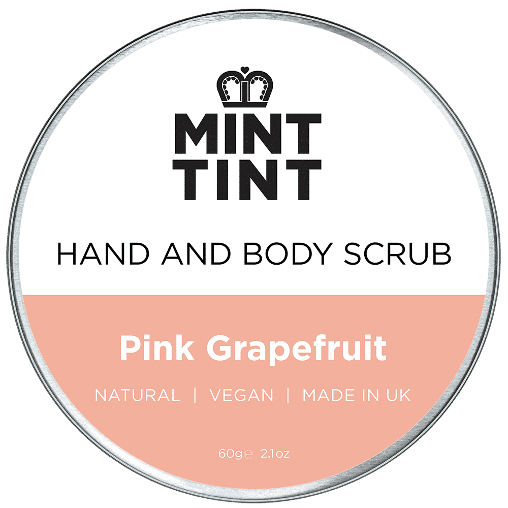 Hand and Body Scrub - Pink Grapefruit 2 100% natural hand and body scrub - Pink Grapefruit - Mint Tint