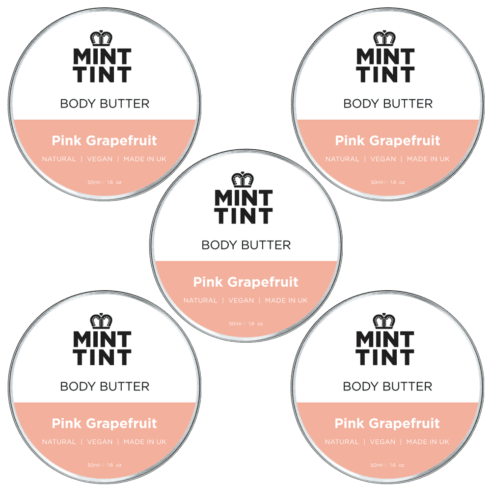 100% natural hand and body butter - Pink Grapefruit - Mint Tint
